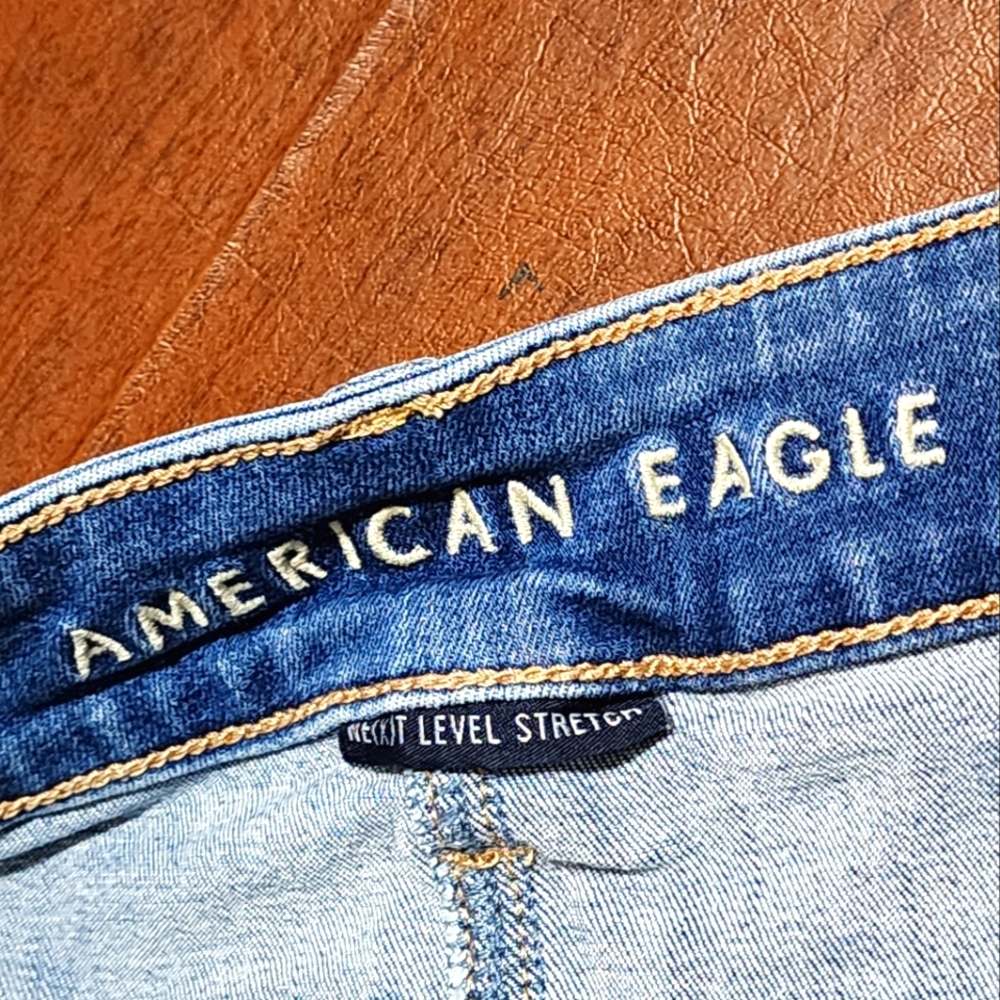 American Eagle Outfitters Hi-Rise Jeans Mini skirt - Picture 4 of 8